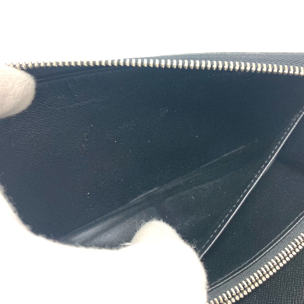 LOUIS VUITTON Long Wallet Purse M60632 Epi Leather SilverMetal Zippy Organizer