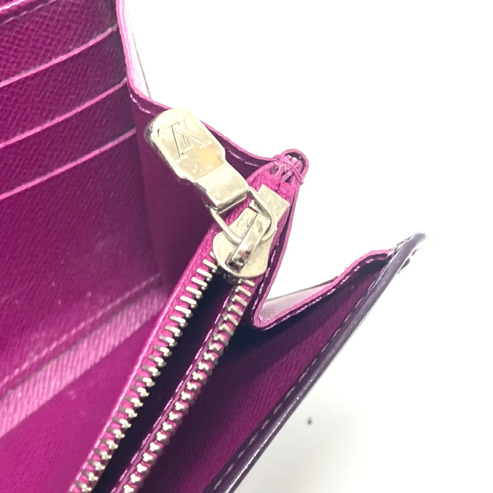 LOUIS VUITTON Long Wallet Purse M6374K Epi Leather purple Portefeuille Sarah
