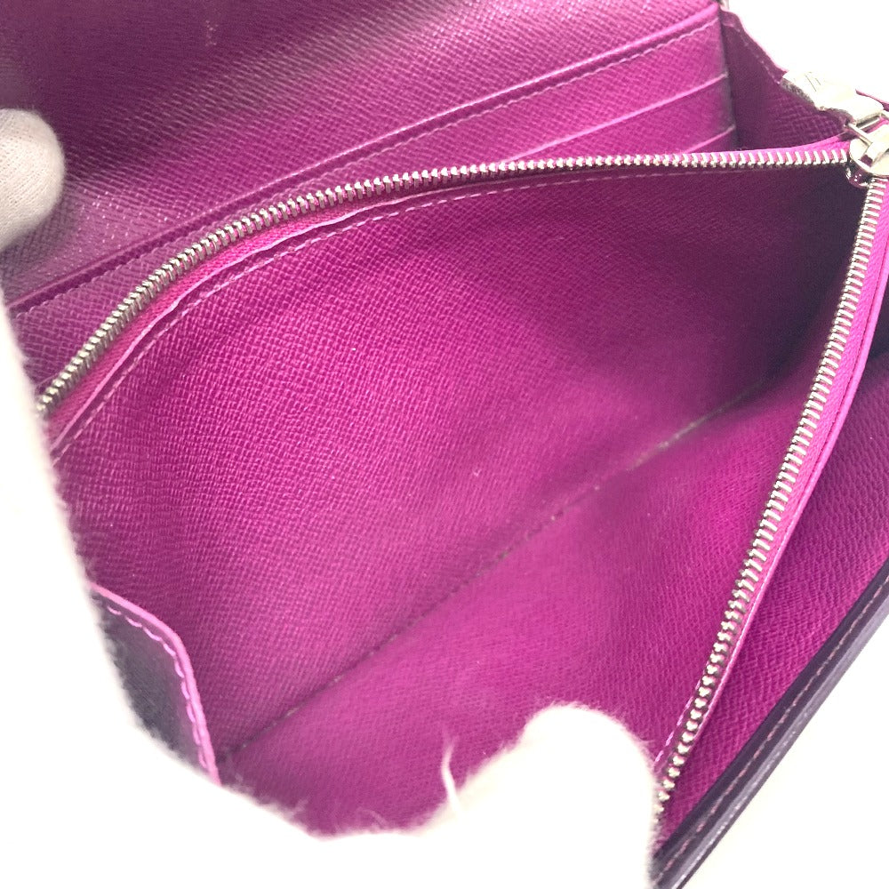 LOUIS VUITTON Long Wallet Purse M6374K Epi Leather purple Portefeuille Sarah