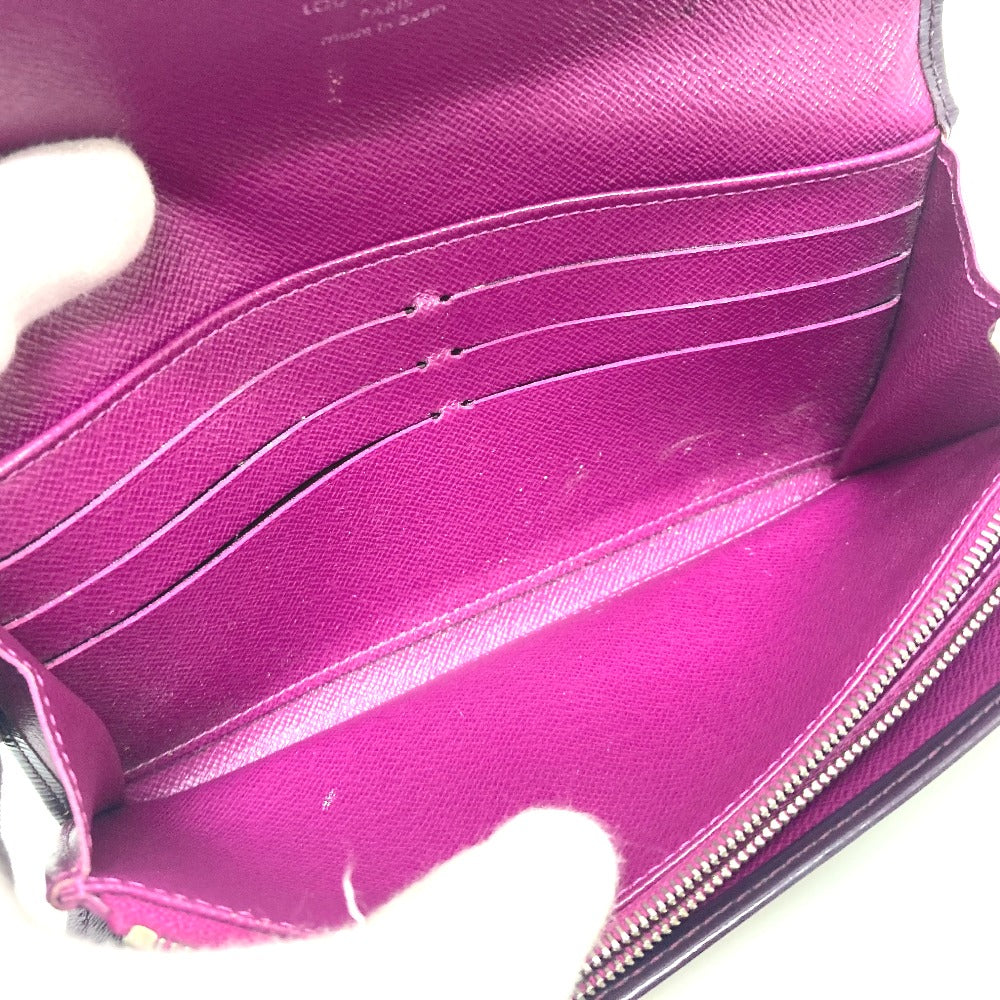 LOUIS VUITTON Long Wallet Purse M6374K Epi Leather purple Portefeuille Sarah