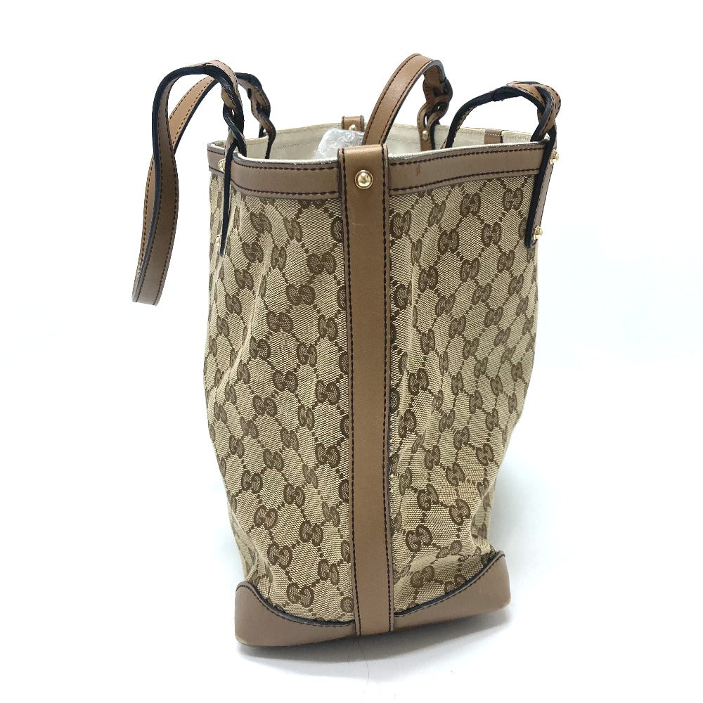 GUCCI Tote Bag 247209 GG canvas Beige x Brand GG canvas