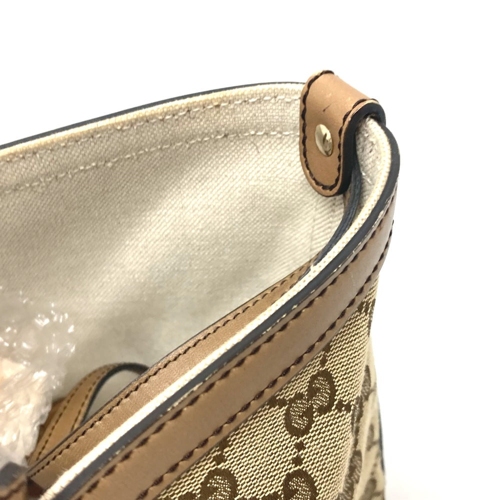 GUCCI Tote Bag 247209 GG canvas Beige x Brand GG canvas