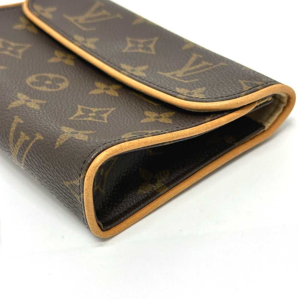 LOUIS VUITTON Pouch M51855 Monogram canvas Brown Pochette Florentine