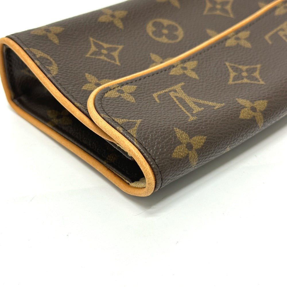 LOUIS VUITTON Pouch M51855 Monogram canvas Brown Pochette Florentine