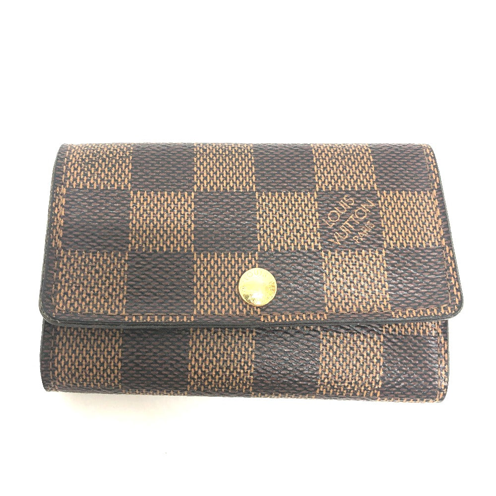 LOUIS VUITTON Key case Key holder N62630 Damier canvas Brown Multicles6 6-key case Key holder
