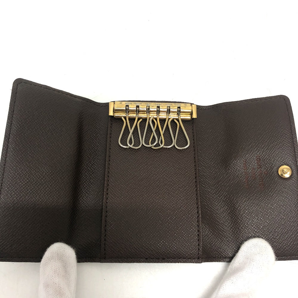 LOUIS VUITTON Key case Key holder N62630 Damier canvas Brown Multicles6 6-key case Key holder