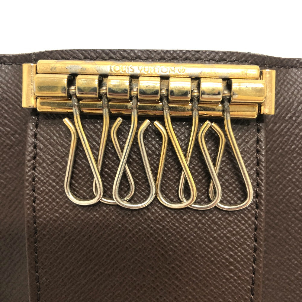 LOUIS VUITTON Key case Key holder N62630 Damier canvas Brown Multicles6 6-key case Key holder