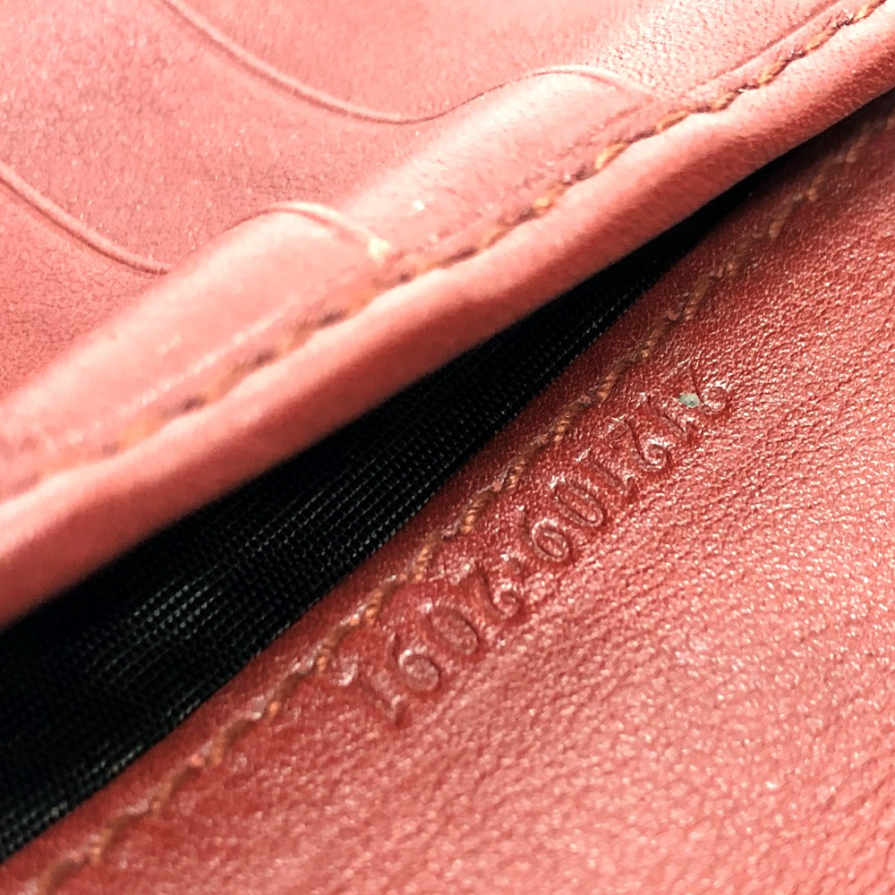 GUCCI Long Wallet Purse 212109 Sima leather Red GG Shima Line