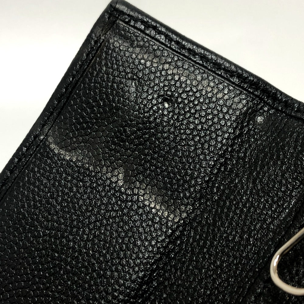 CHANEL Key case Key holder Soft caviar skin black Brilliant COCO Mark