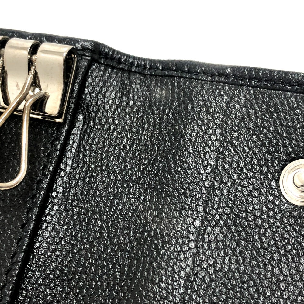 CHANEL Key case Key holder Soft caviar skin black Brilliant COCO Mark
