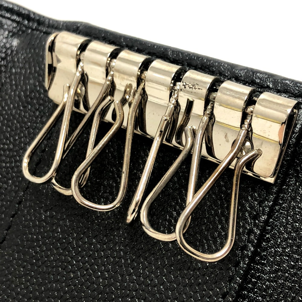 CHANEL Key case Key holder Soft caviar skin black Brilliant COCO Mark