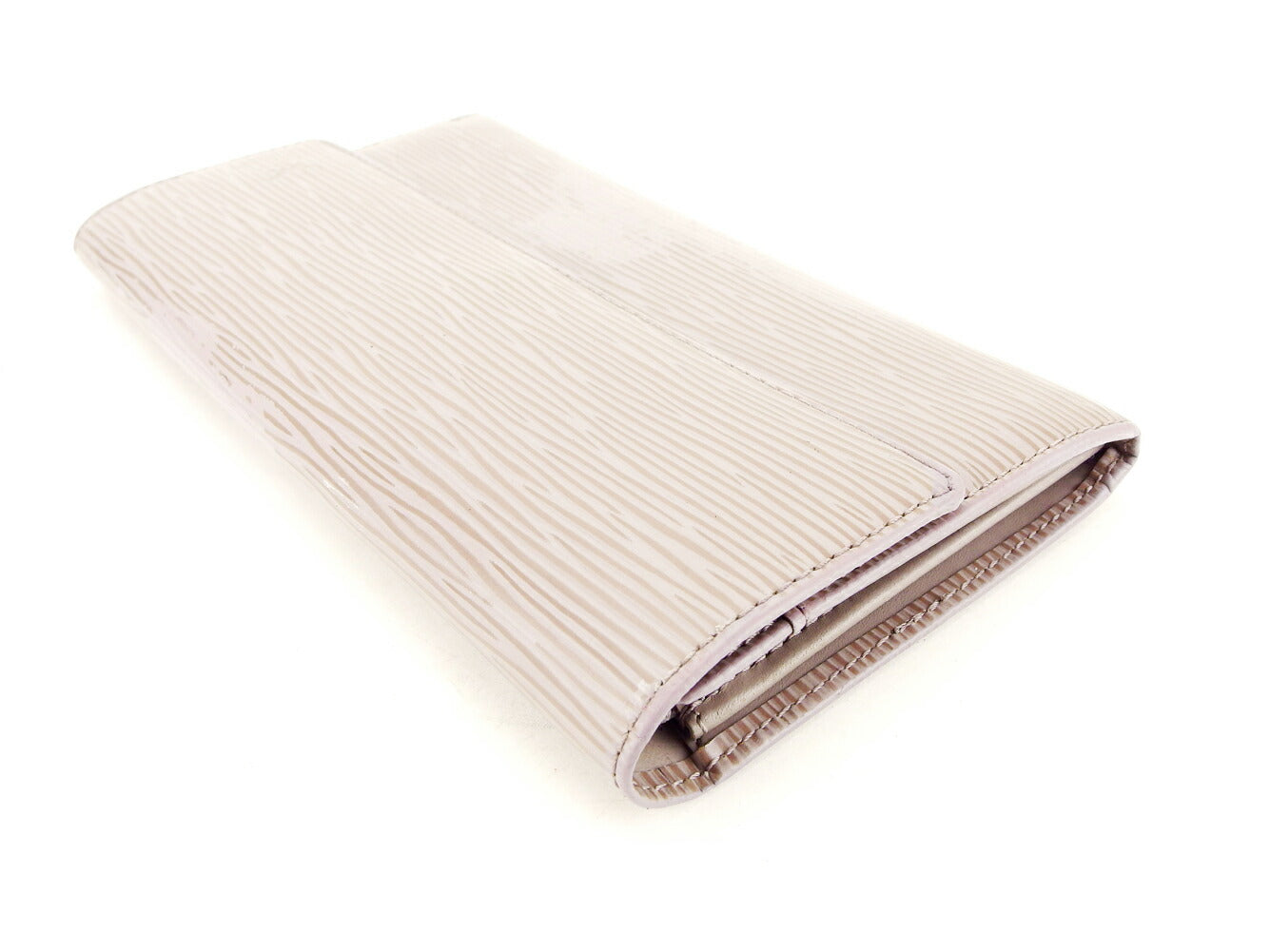 LOUIS VUITTON Long Wallet Purse M6357B Purple Gray Silver Pochette Porto Monécredi
