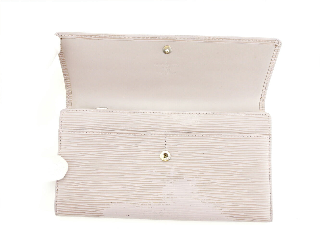 LOUIS VUITTON Long Wallet Purse M6357B Purple Gray Silver Pochette Porto Monécredi