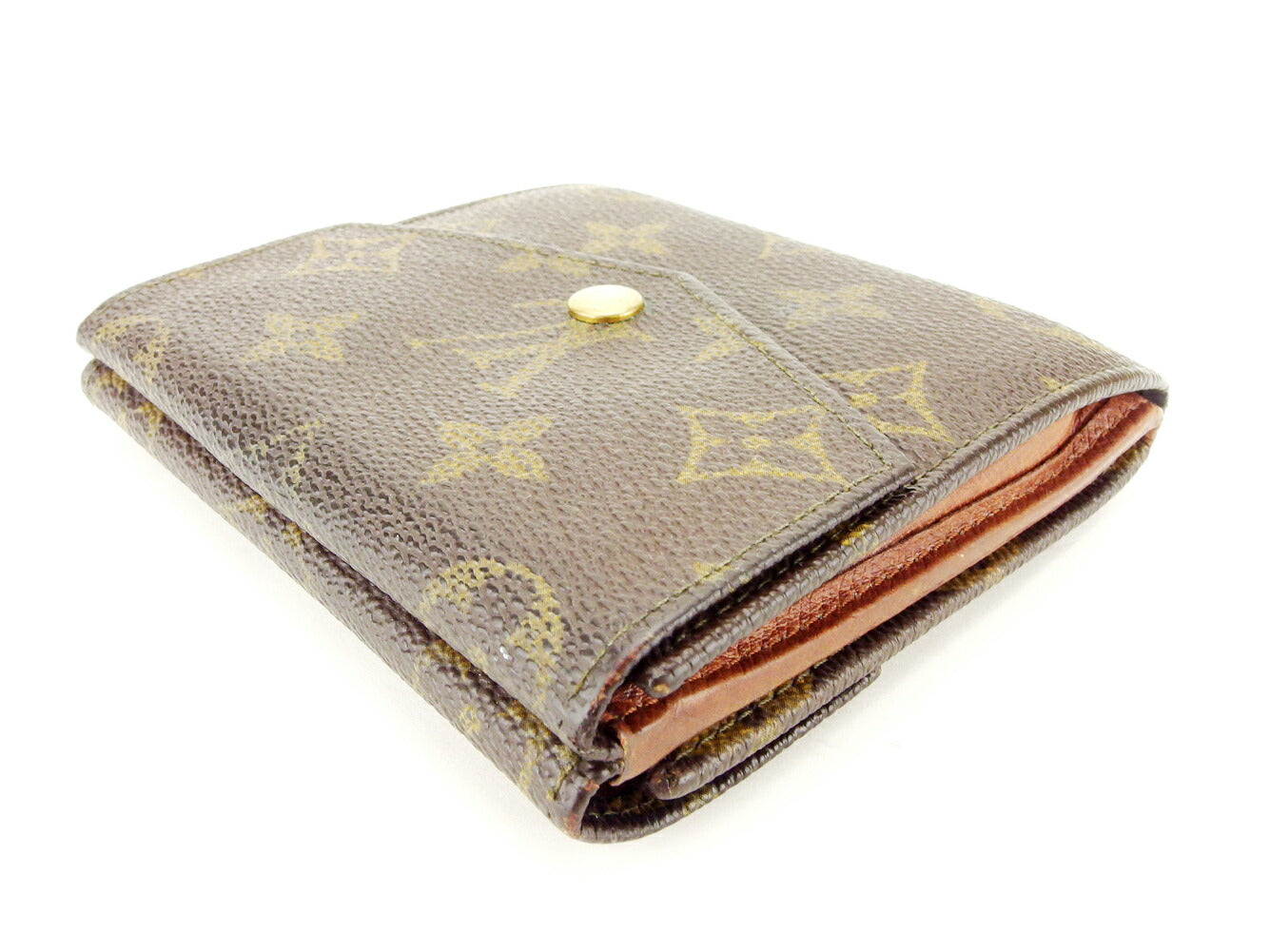 LOUIS VUITTON Bifold Wallet M61660 Brown beige gold Portonebi (old type)