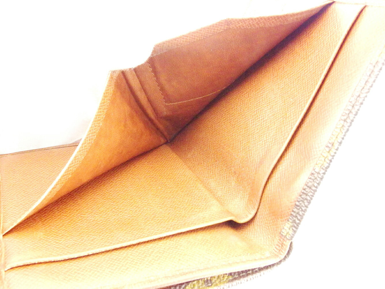 LOUIS VUITTON Bifold Wallet M61660 Brown beige gold Portonebi (old type)