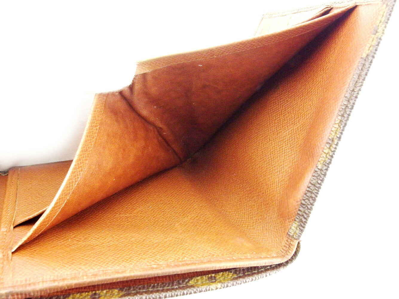 LOUIS VUITTON Bifold Wallet M61660 Brown beige gold Portonebi (old type)