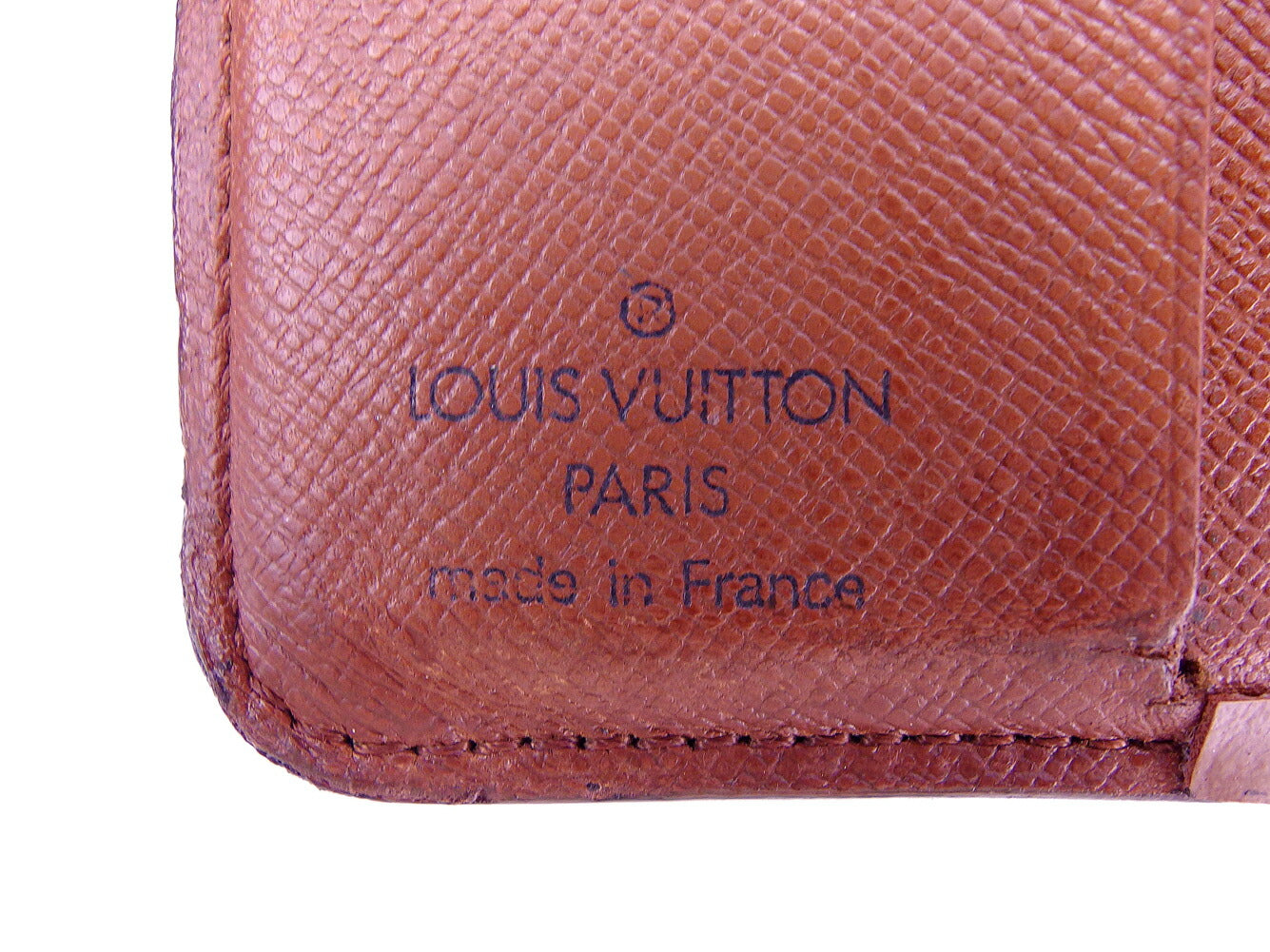 LOUIS VUITTON Bifold Wallet M61667 Brown beige gold Compact zip