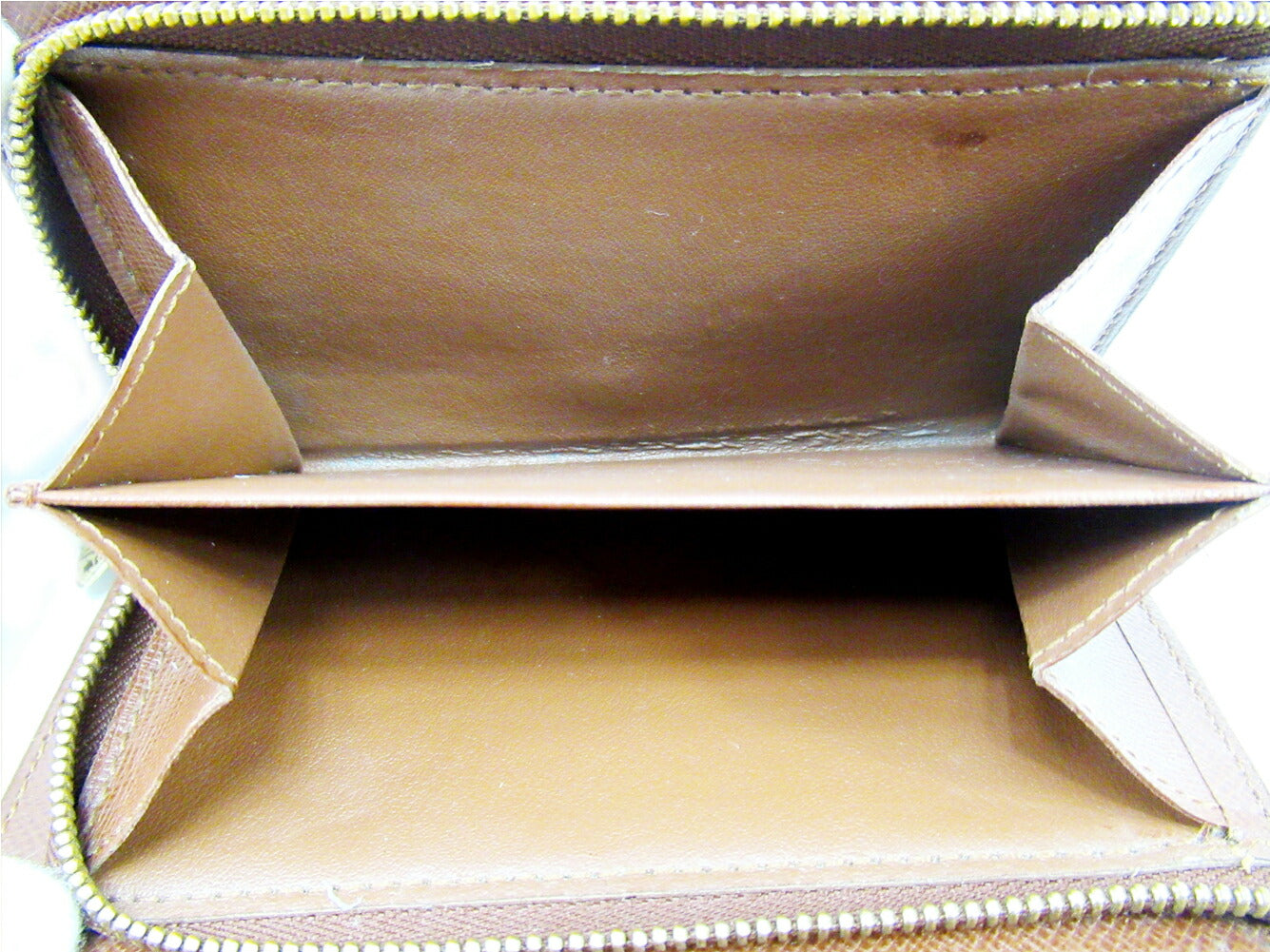 LOUIS VUITTON Long Wallet Purse M61730 Brown Portonebi Tresol