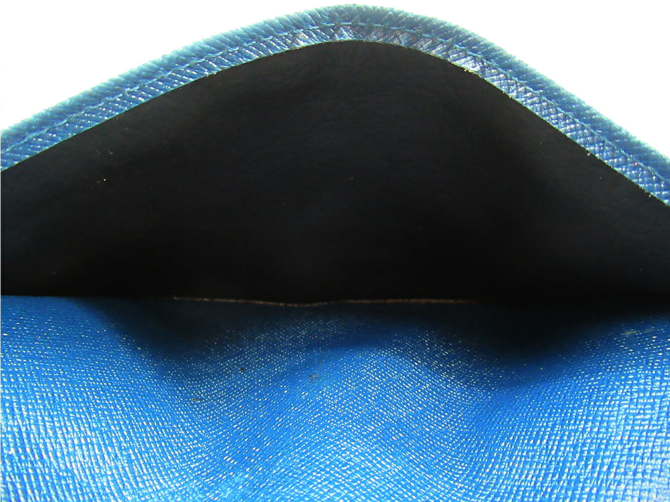 LOUIS VUITTON Long Wallet Purse M63385 blue Porte Tresor International