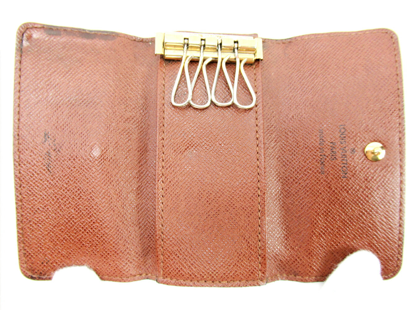 LOUIS VUITTON Key case Key holder M62631 Brown Multicles4