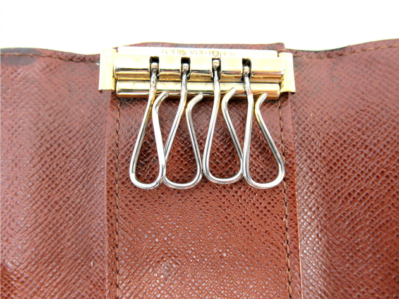 LOUIS VUITTON Key case Key holder M62631 Brown Multicles4