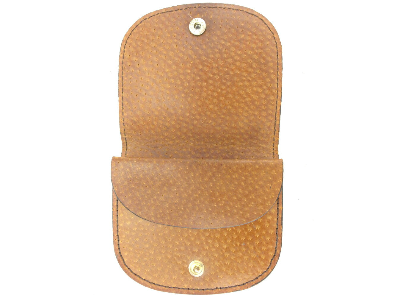 LOUIS VUITTON Coin case M61970 leather Brown beige Porto Moneguse