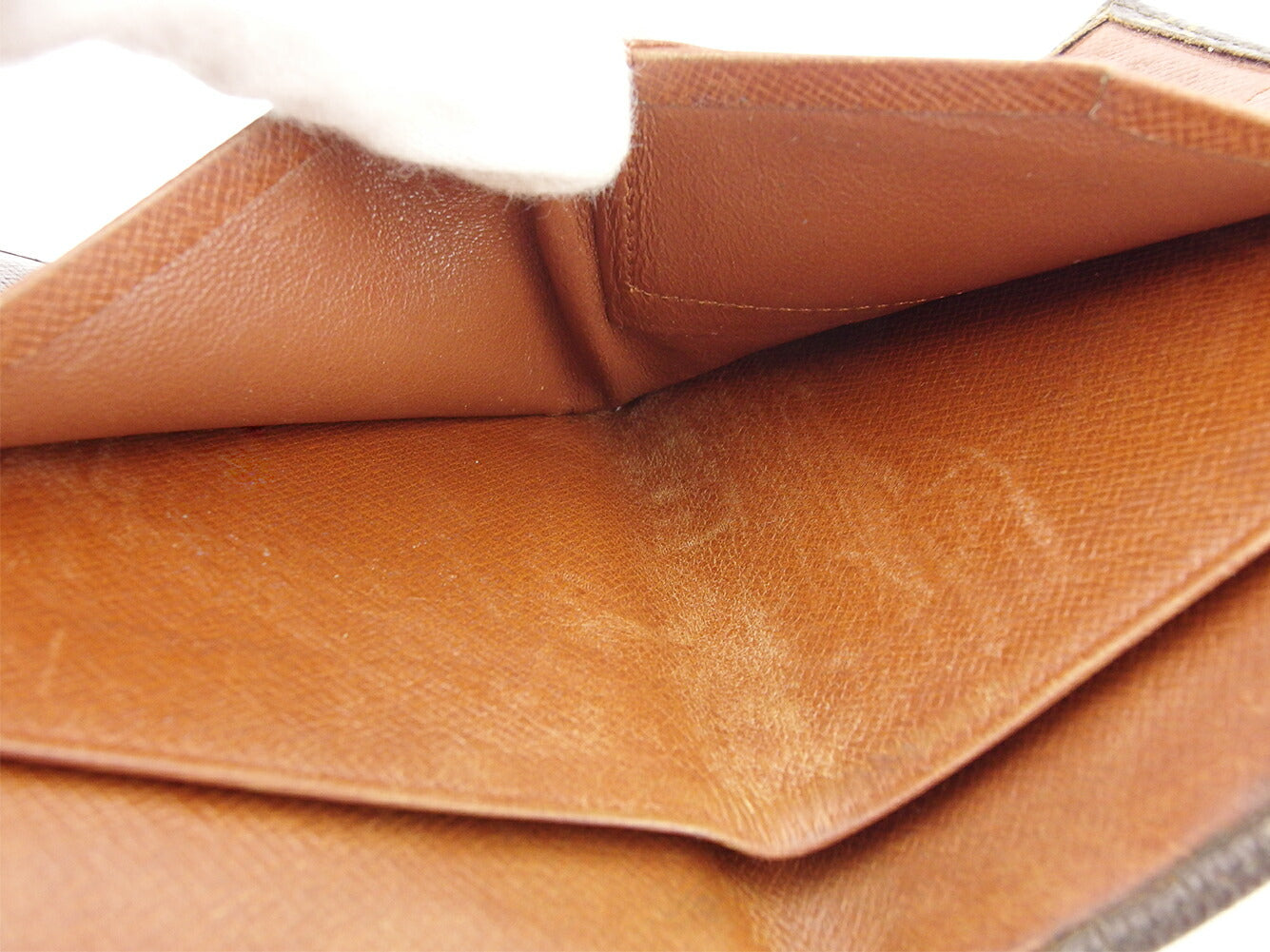 LOUIS VUITTON Bifold Wallet M61660 Brown beige gold Portonebi (old type)