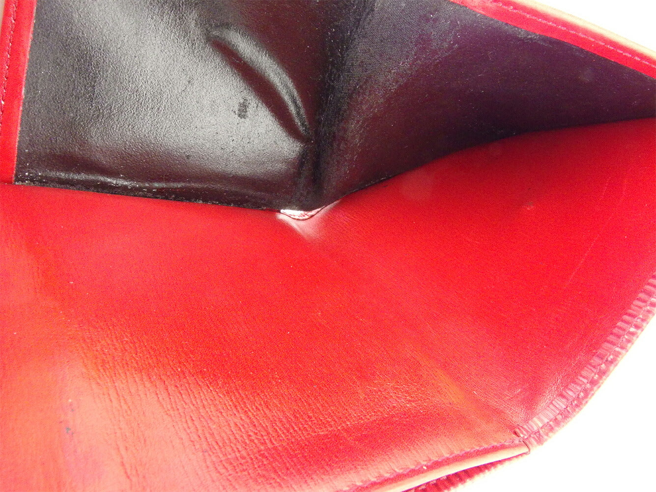 LOUIS VUITTON Bifold Wallet M63487 Red Porte Monnaie Billets Cartes Credit