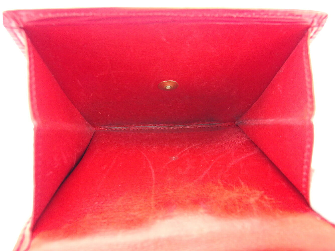 LOUIS VUITTON Bifold Wallet M63487 Red Porte Monnaie Billets Cartes Credit