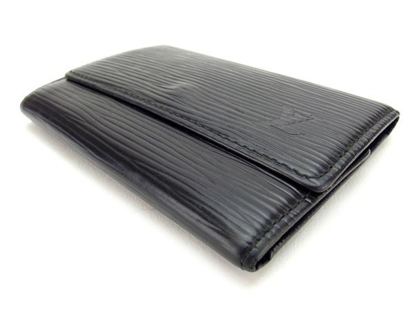 LOUIS VUITTON Key case Key holder M63812 black Multicles6