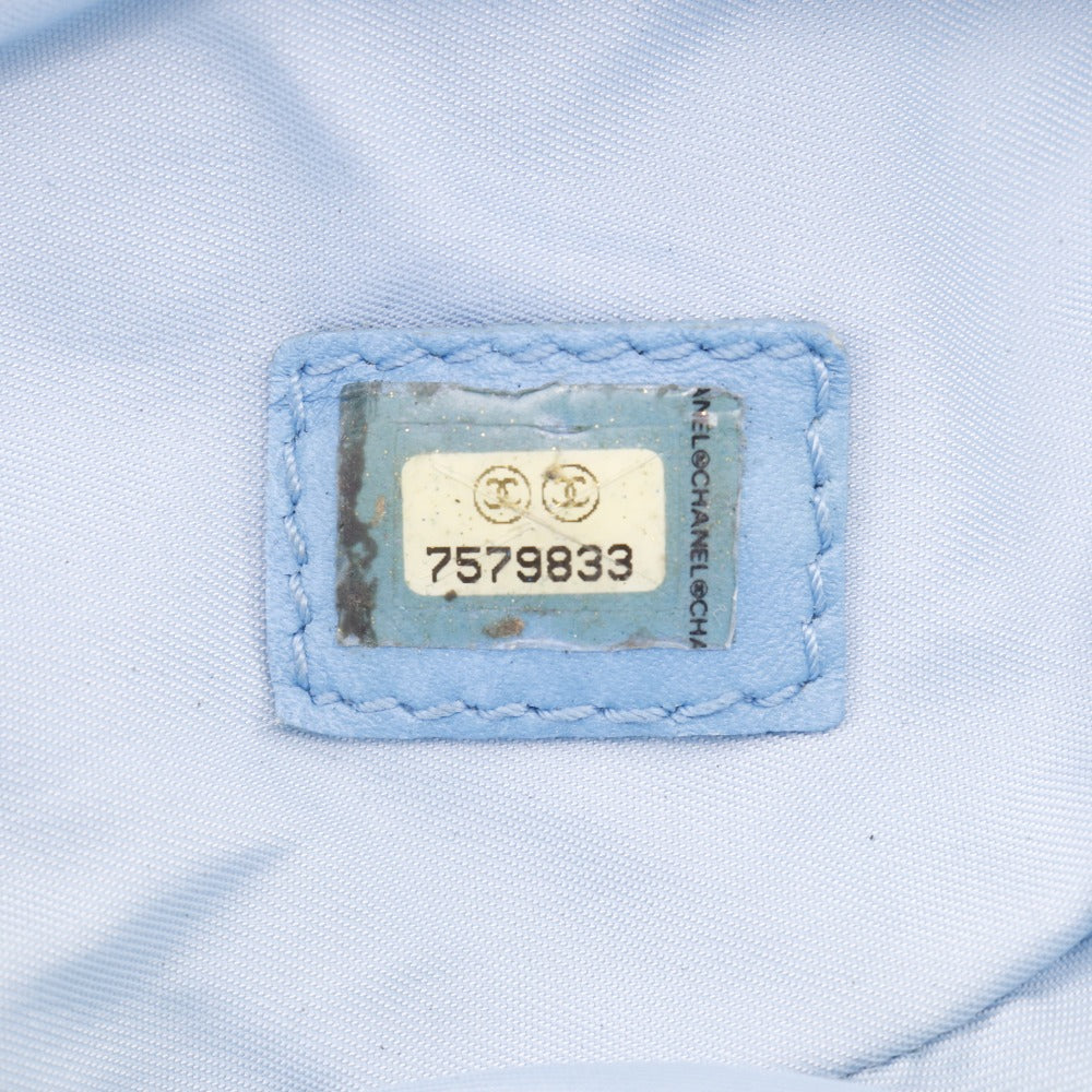 CHANEL Handbag A15973 Nylon canvas light blue New travel line