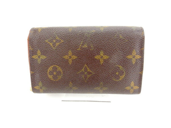 LOUIS VUITTON Long Wallet Purse M61736 Brown Portomonet Bietrezole