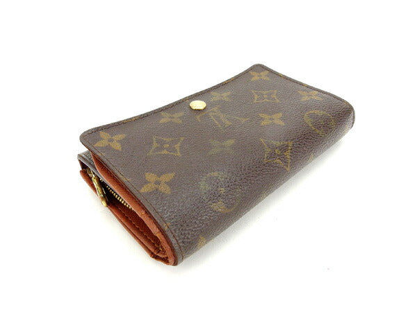 LOUIS VUITTON Long Wallet Purse M61736 Brown Portomonet Bietrezole