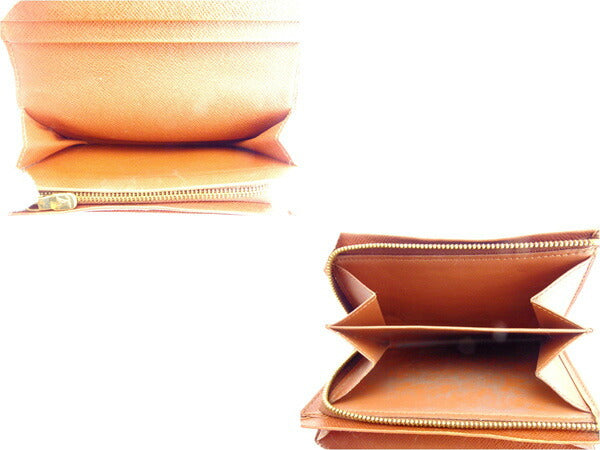 LOUIS VUITTON Long Wallet Purse M61736 Brown Portomonet Bietrezole