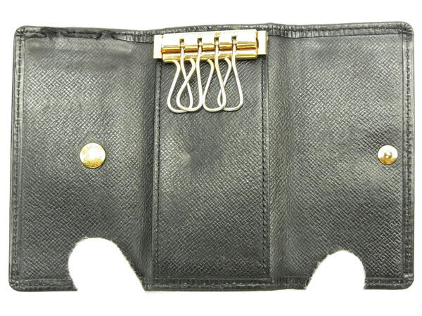LOUIS VUITTON Key case Key holder M63822 Epi Leather black Multicles4