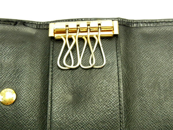 LOUIS VUITTON Key case Key holder M63822 Epi Leather black Multicles4