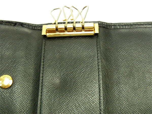 LOUIS VUITTON Key case Key holder M63822 Epi Leather black Multicles4
