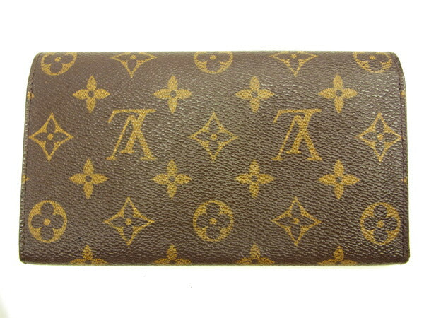 LOUIS VUITTON Long Wallet Purse M61725 Brown Pochette Porto Monécredi