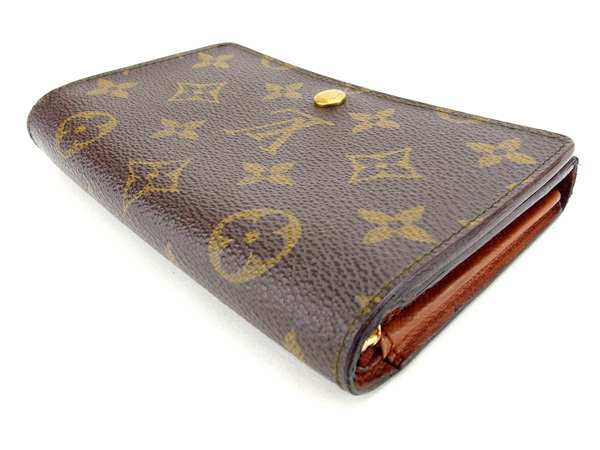 LOUIS VUITTON Long Wallet Purse M61730 Brown Portonebi Tresol