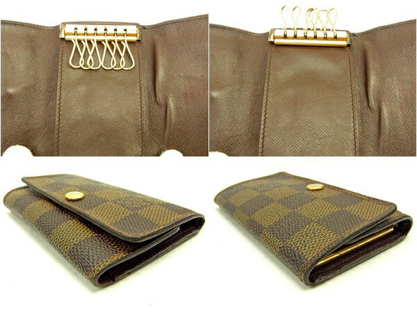 LOUIS VUITTON Key case Key holder N62630 Brown Multicles6
