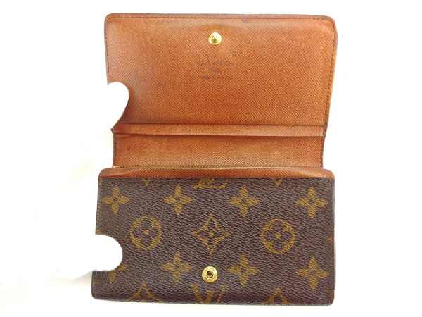 LOUIS VUITTON Long Wallet Purse M61730 Brown Portonebi Tresol