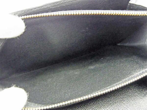 LOUIS VUITTON Long Wallet Purse M63592 black Pochette Porto Monécredi