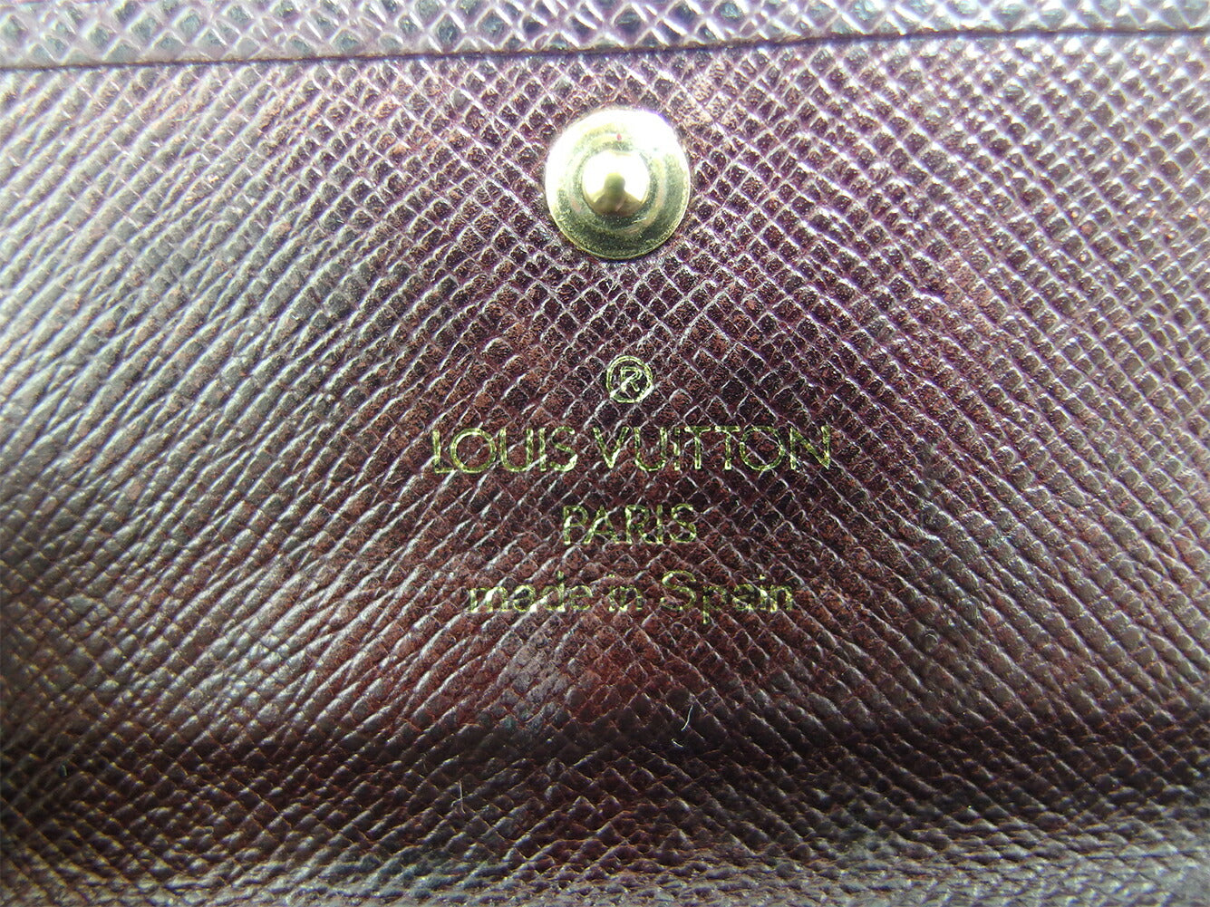 LOUIS VUITTON Key case Key holder M30536 Brown purple gold Multicles6