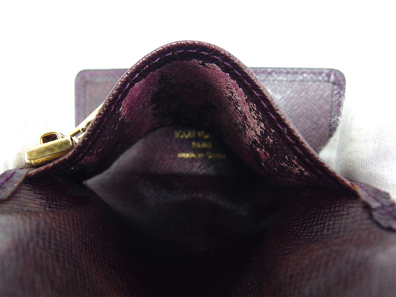 LOUIS VUITTON Key case Key holder M30536 Brown purple gold Multicles6