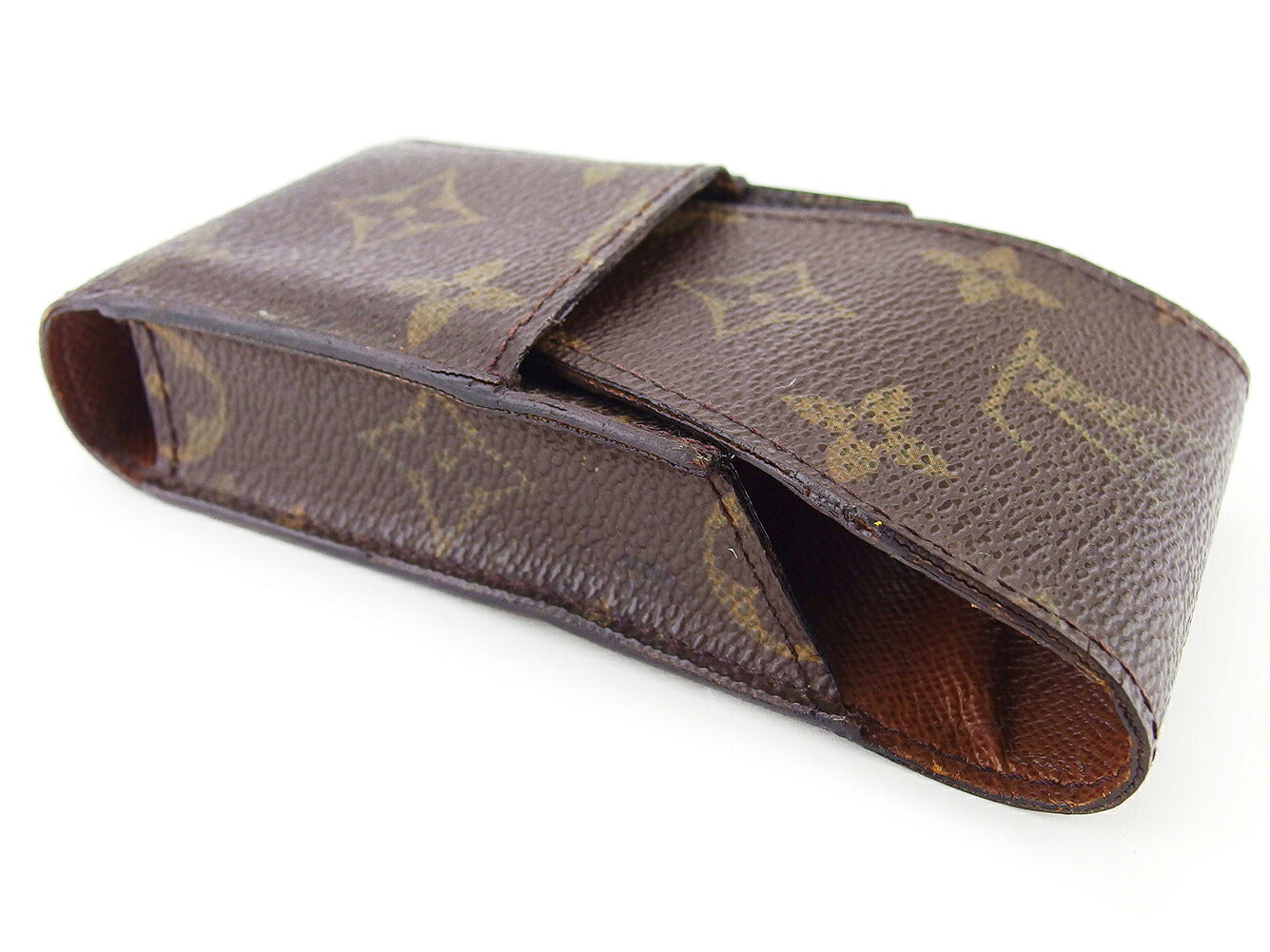 LOUIS VUITTON Cigarette case M63024 Brown beige Etui cigarette