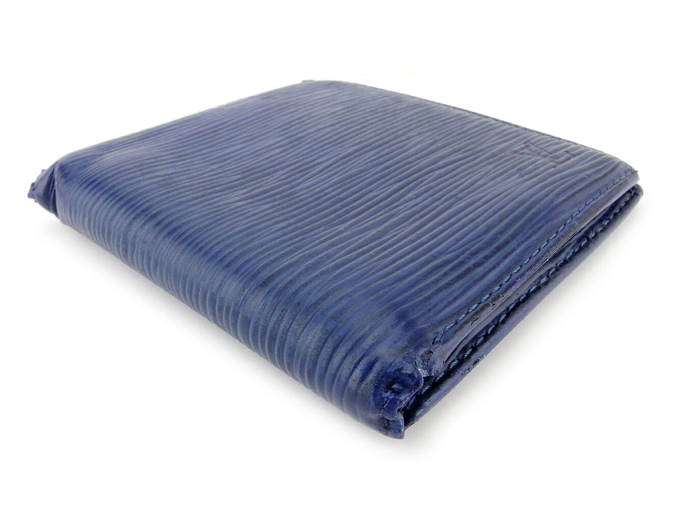LOUIS VUITTON Bill Compartment M6331G blue Porte Billets6Cartes Crdit