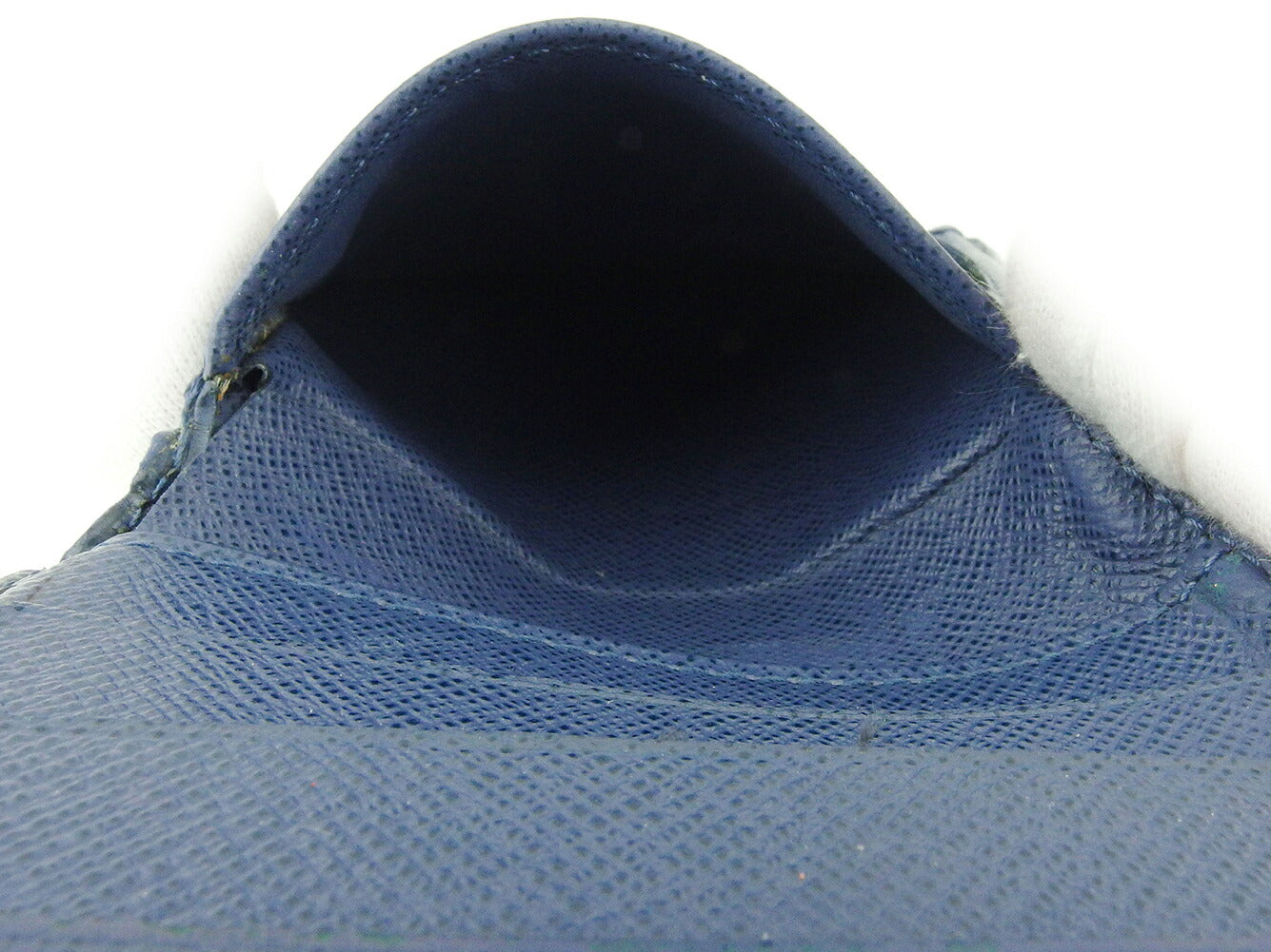 LOUIS VUITTON Bill Compartment M6331G blue Porte Billets6Cartes Crdit