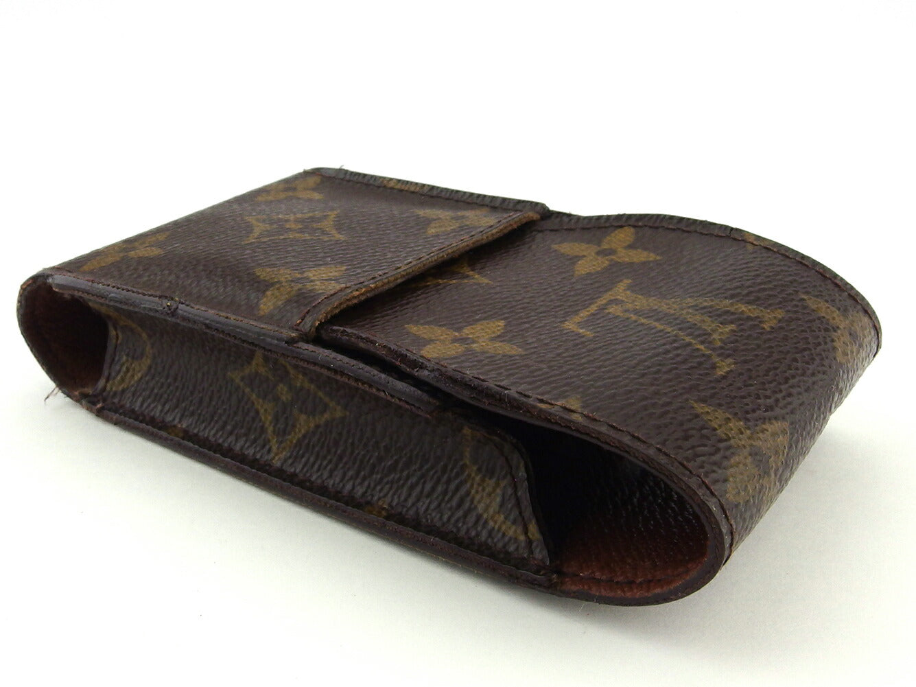 LOUIS VUITTON Cigarette case M63024 Brown beige Etui cigarette