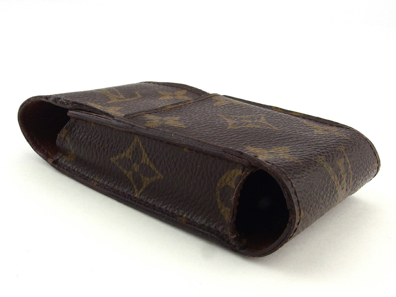 LOUIS VUITTON Cigarette case M63024 Brown beige Etui cigarette