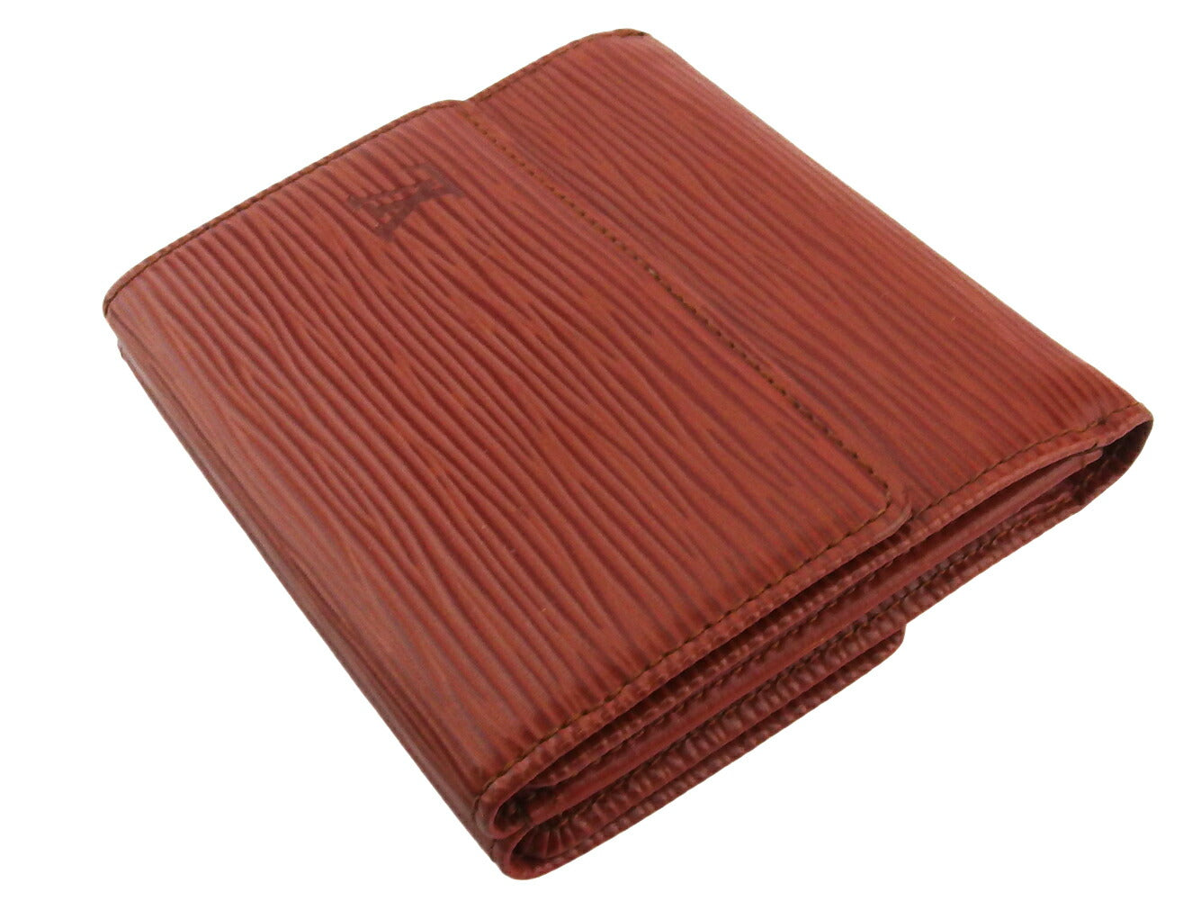 LOUIS VUITTON Bifold Wallet M63483 Brown Porte Monnaie Billets Cartes Credit